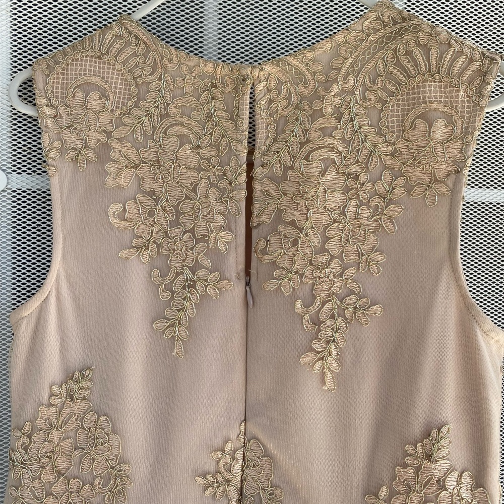 Gold Embroidered Dress Studio One New York - Picture 9 of 11